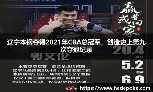 辽宁本钢夺得2021年CBA总冠军，创造史上第九次夺冠纪录
